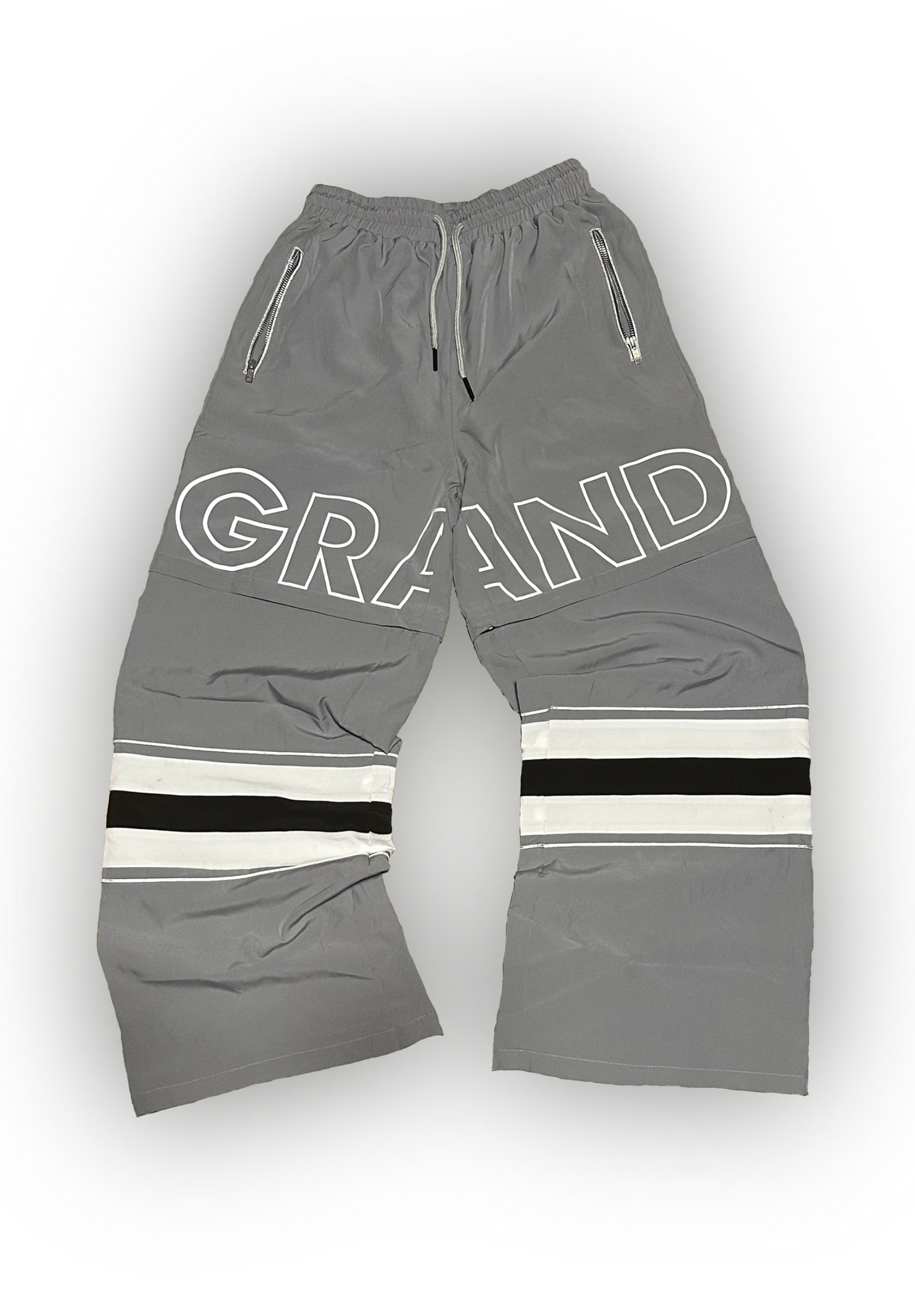 Gray Convertible Trackpants