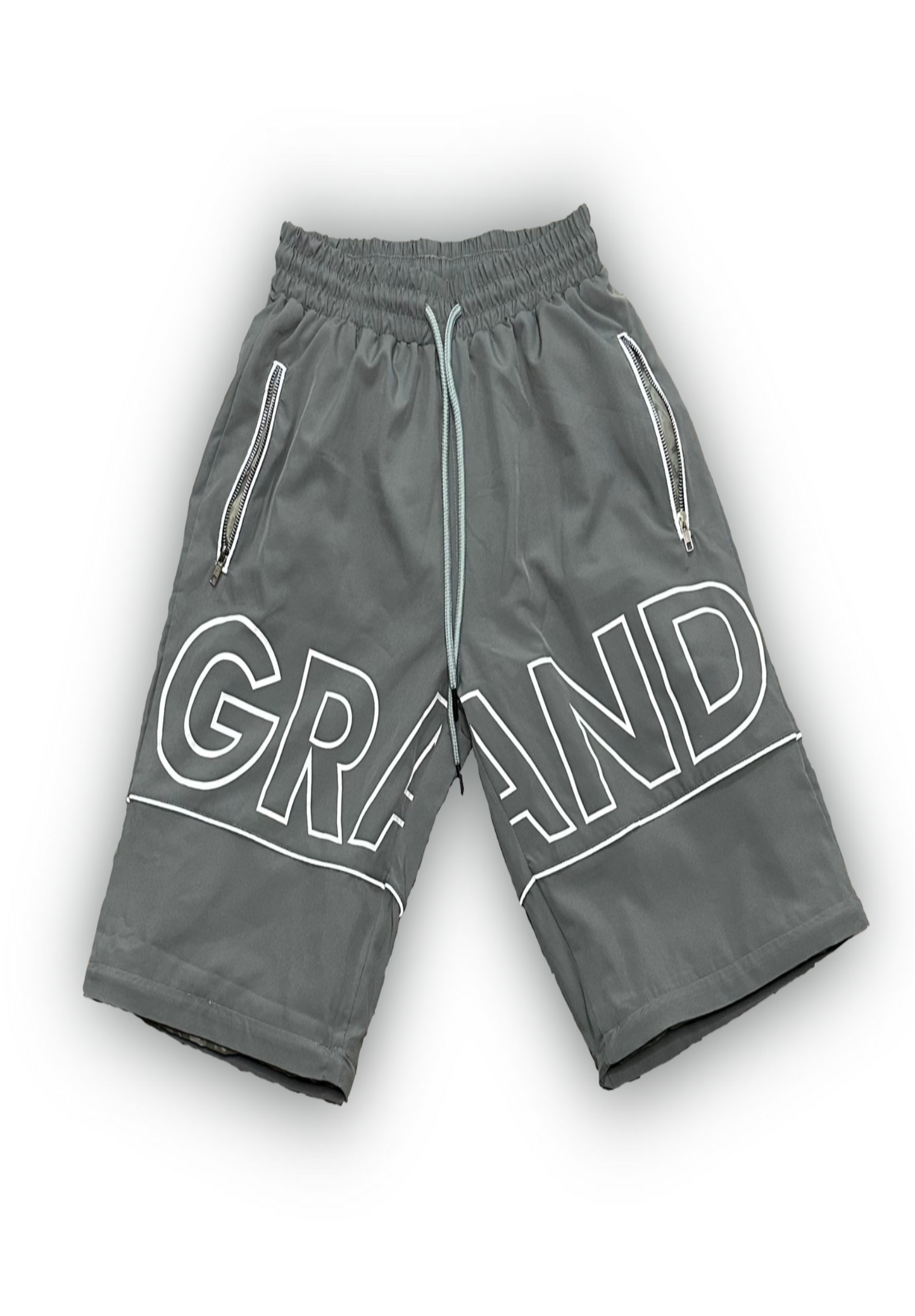 Gray Convertible Trackpants