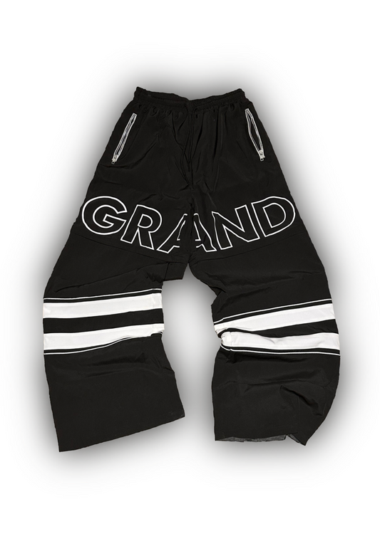 Black Convertible Trackpants
