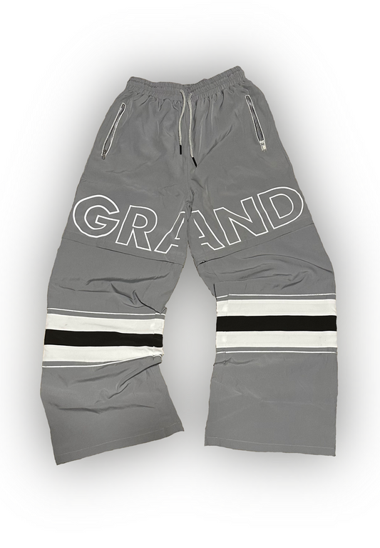 Gray Convertible Trackpants